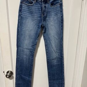 BKE Women's Straight Leg Jeans in Blue